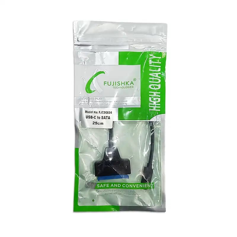 تبدیل Type C به SATA فوجیسکا مدل FJCD0654 — تصویر ۳