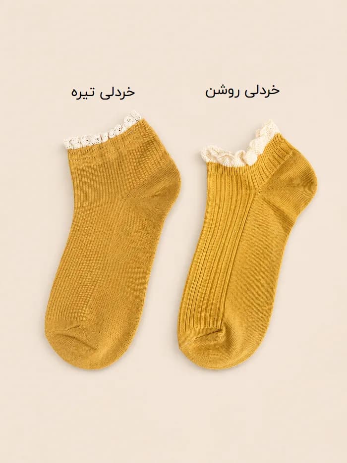جوراب مچی دخترانه لب دالبری — تصویر ۸