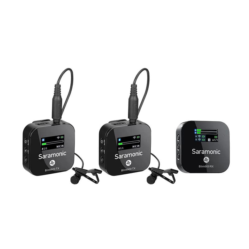 میکروفون بی سیم یقه ای سارامونیک مدل Saramonic Blink900 B2 — تصویر ۶