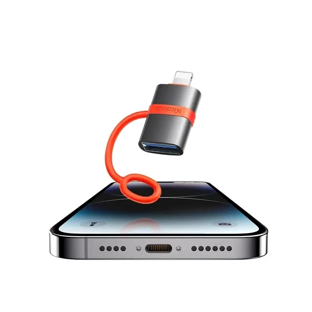 مبدل OTG یواسبی A به لایتنینگ مکدودو مدل OT-2600