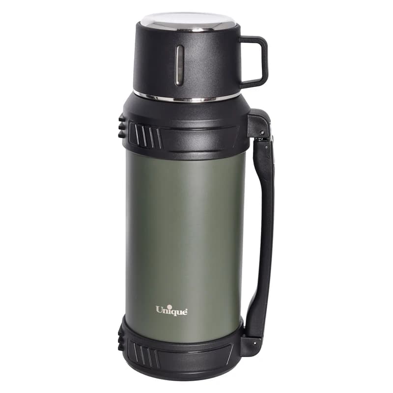 فلاسک کوهستان ۲ لیتر یونیک اصلی وارداتی ساخت چین کد UN-1837 جنس استیل لیوان دار