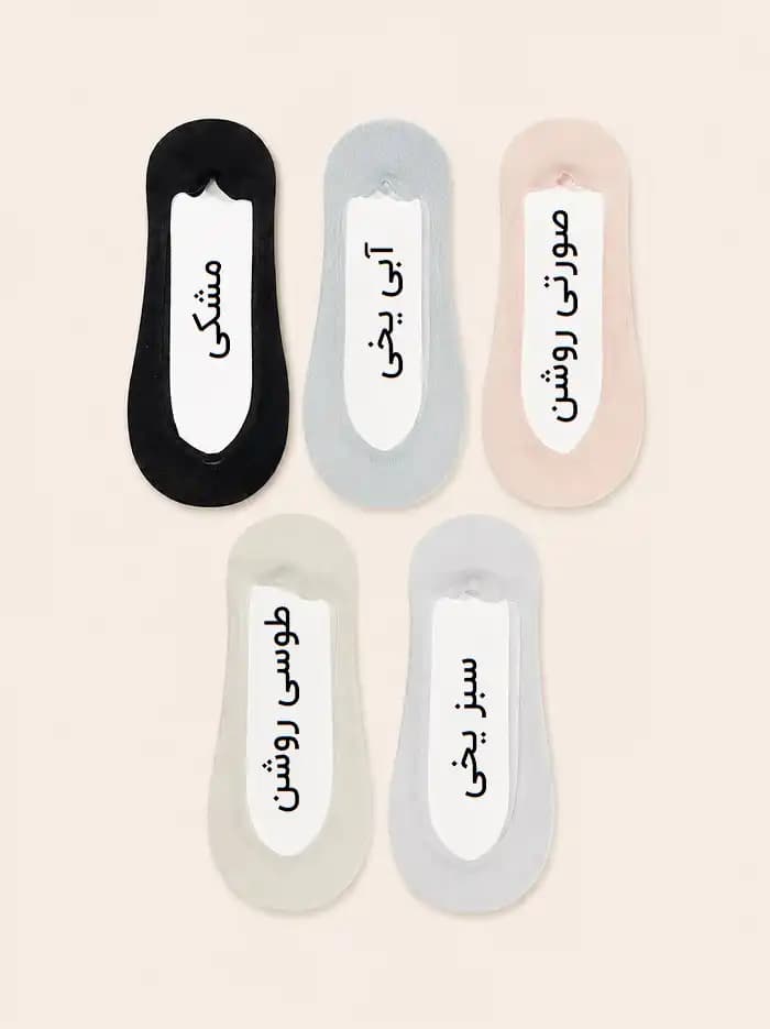 جوراب کالج زنانه سوزنی رویه کوتاه — تصویر ۶