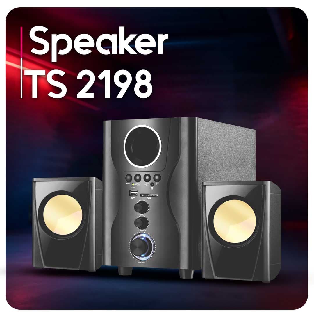 اسپیکر بلوتوثی دسکتاپ تسکو مدل TS 2198 — تصویر ۱۱