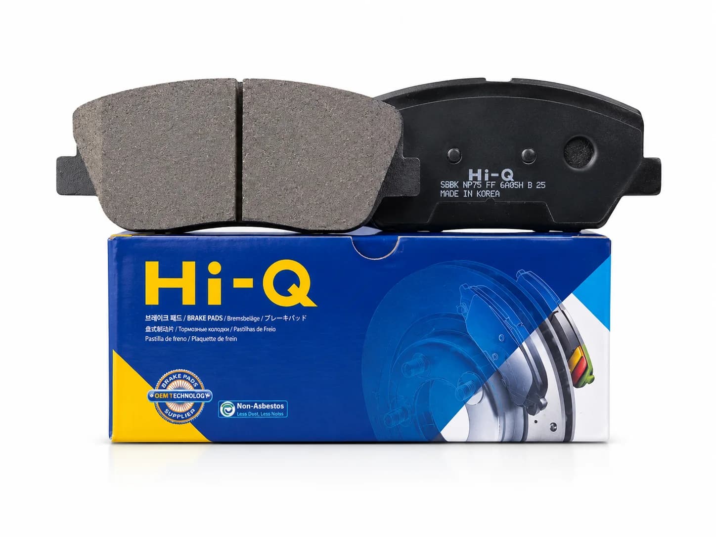 لنت ترمز عقب هیوندای آزرا کالیفرنیا 2011 (نوع 1) برند های کیو (Hi-Q) اصلی کره