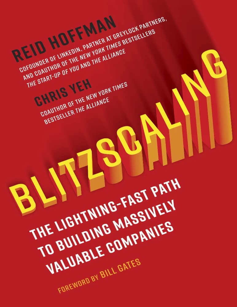 کتاب مقیاسپذیری برقآسا (Blitzscaling) نسخه انگلیسی PDF | رید هافمن