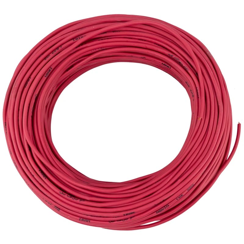 سیم برق افشان 1 در 1.5 خراسان حلقه 100 متری