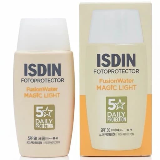 ضدآفتاب رنگی فیوژن واتر ایزدین با SPF50 لایت – ISDIN Fusion Water Magic Light — تصویر ۴