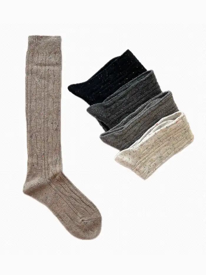 جوراب زیر زانو زنانه بافت ایپک‌ دار مدل Alpaca Thermo — تصویر ۲