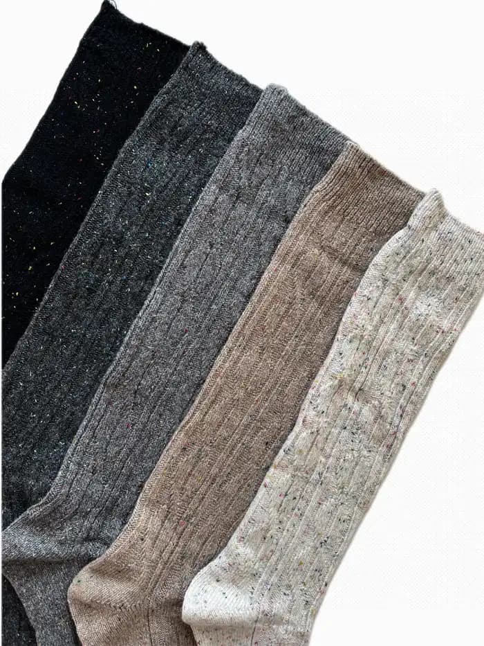 جوراب زیر زانو زنانه بافت ایپک‌ دار مدل Alpaca Thermo — تصویر ۴