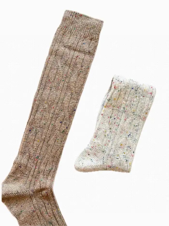 جوراب زیر زانو زنانه بافت ایپک‌ دار مدل Alpaca Thermo — تصویر ۳