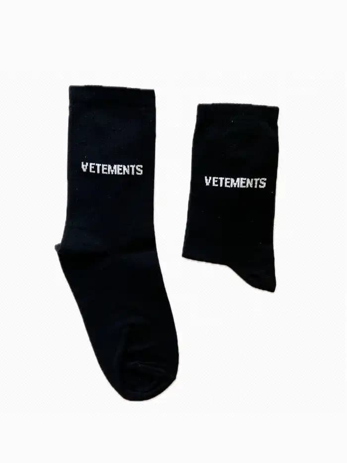 جوراب ساق بلند طرح Vetements یونیسکس — تصویر ۲
