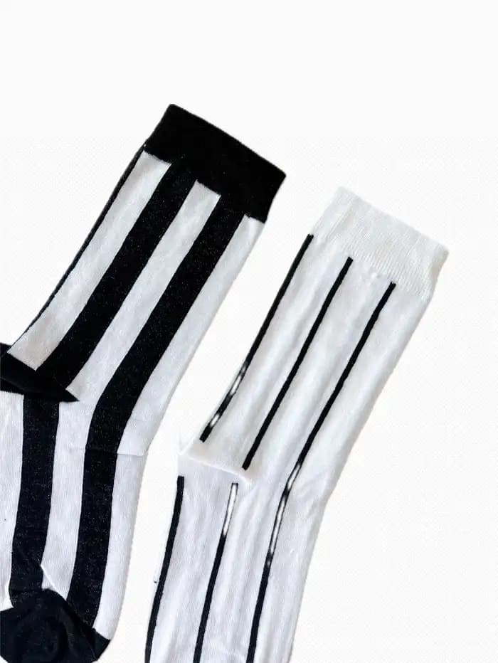 جوراب ساق بلند طرح Zebra یونیسکس — تصویر ۳