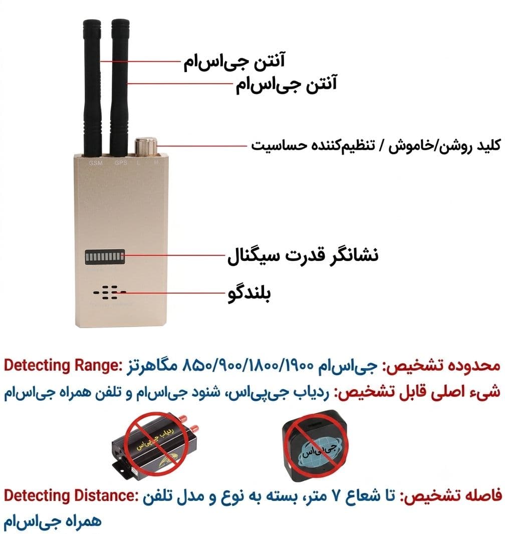 فرکانس یاب دوربین مخفی VS311 — تصویر ۳