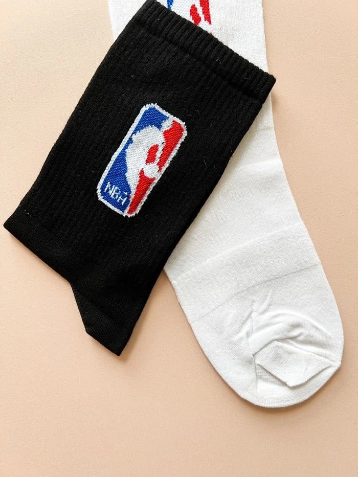 جوراب ساق بلند ورزشی طرح ان بی ای NBA یونیسکس — تصویر ۳