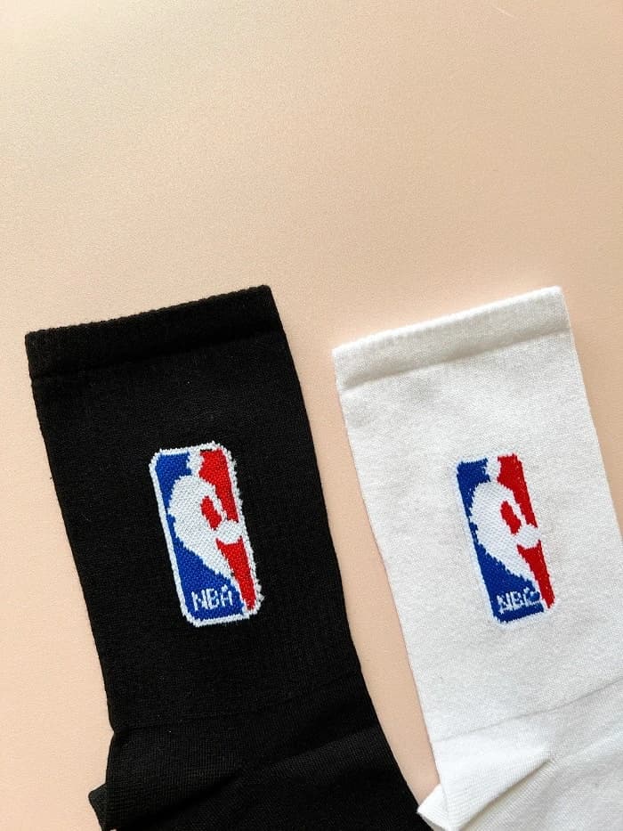 جوراب ساق بلند ورزشی طرح ان بی ای NBA یونیسکس — تصویر ۲