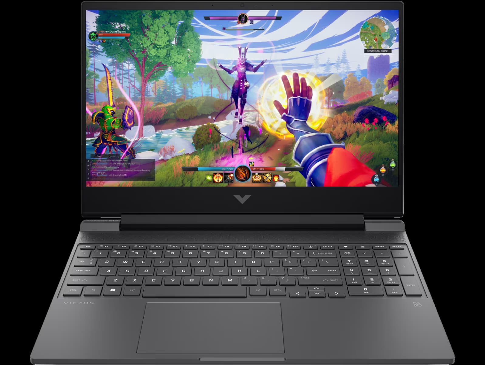 لپ تاپ HP Victus 15 با پردازنده Ryzen 7 7445HS ، رم 16 گیگ DDR5 ، گرافیک 6GB RTX 4050 ، نمایشگر 144Hz — تصویر ۲