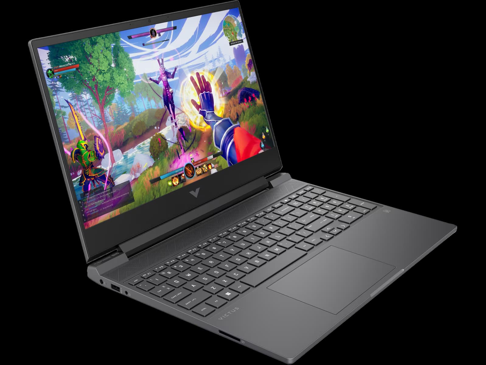 لپ تاپ HP Victus 15 با پردازنده Ryzen 7 7445HS ، رم 16 گیگ DDR5 ، گرافیک 6GB RTX 4050 ، نمایشگر 144Hz — تصویر ۳