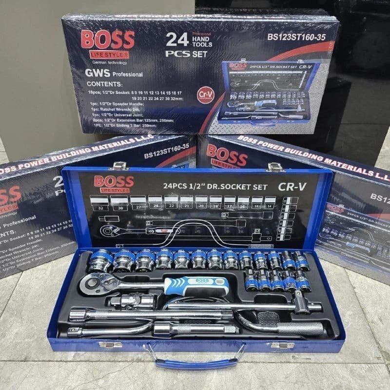 جعبه بکس ۲۴ عددی جدید باس مدل BS-24pcs — تصویر ۸