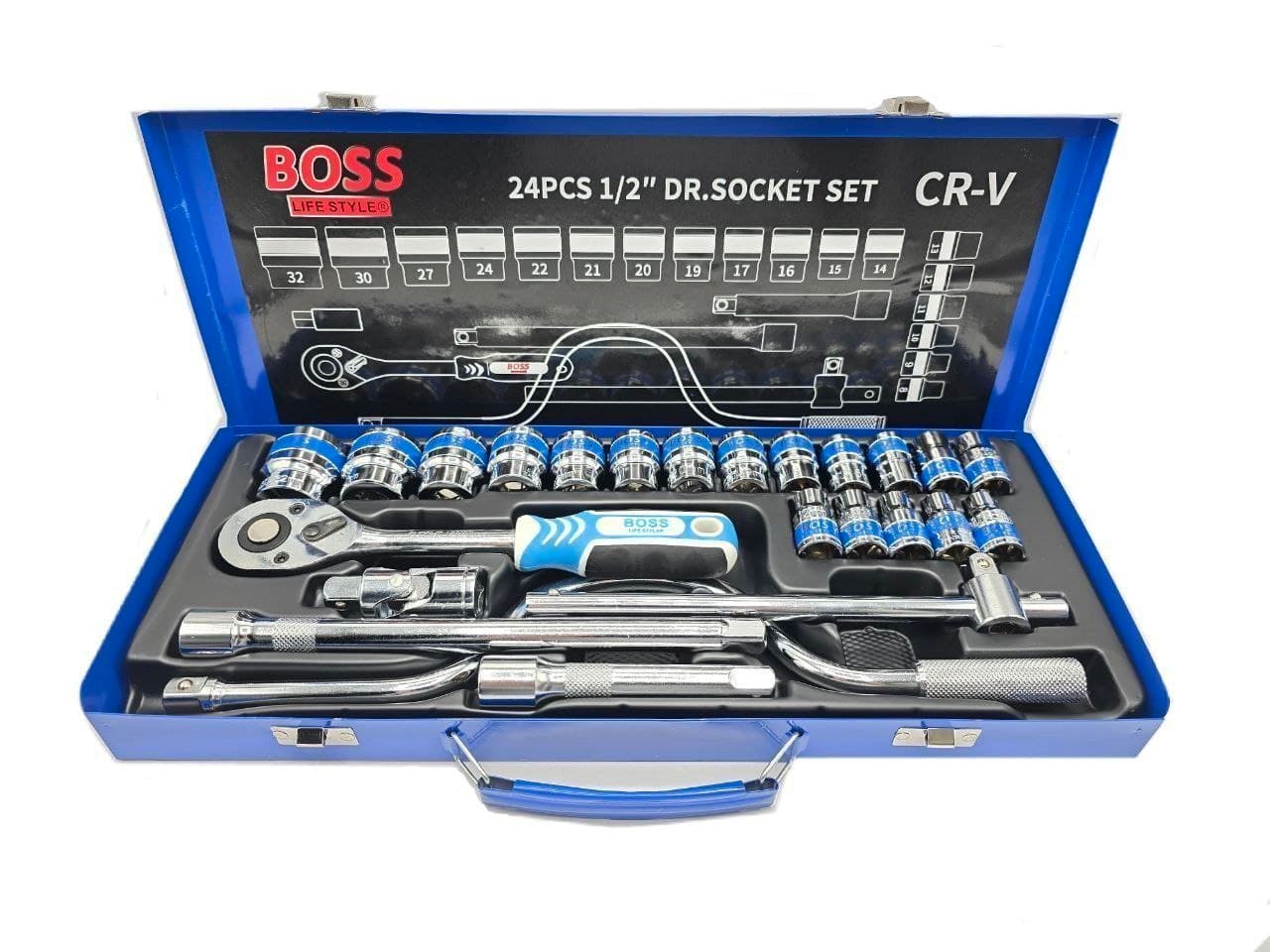 جعبه بکس ۲۴ عددی جدید باس مدل BS-24pcs