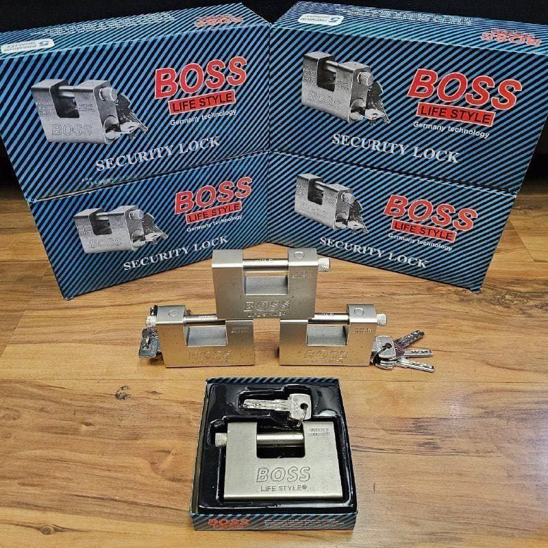 قفل کتابی فولادی پنج کلید باس مدل Bs-lock94 — تصویر ۵
