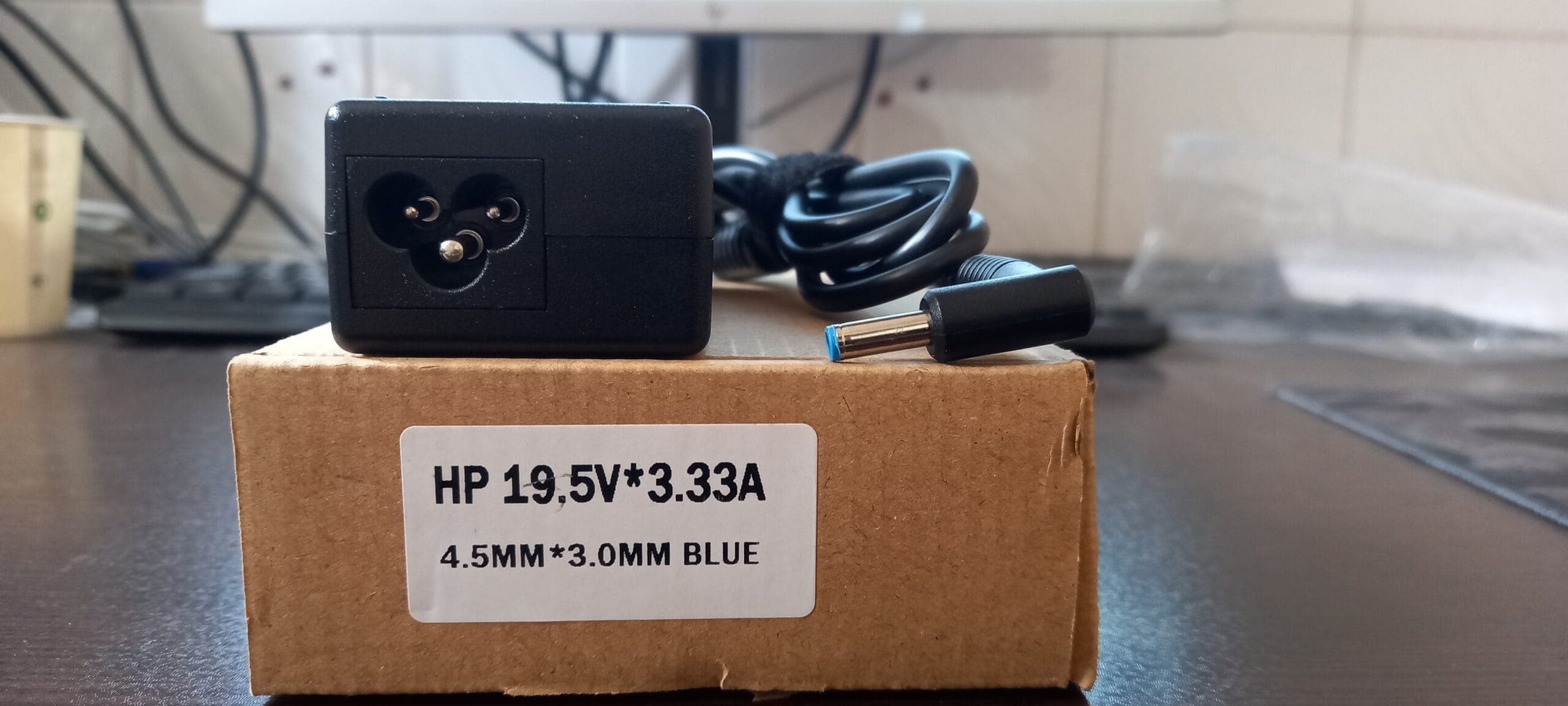شارژر لپ تاپ اچ پی HP 19.5V 3.33A سر فیش آبی | بیرجند لپ تاپ