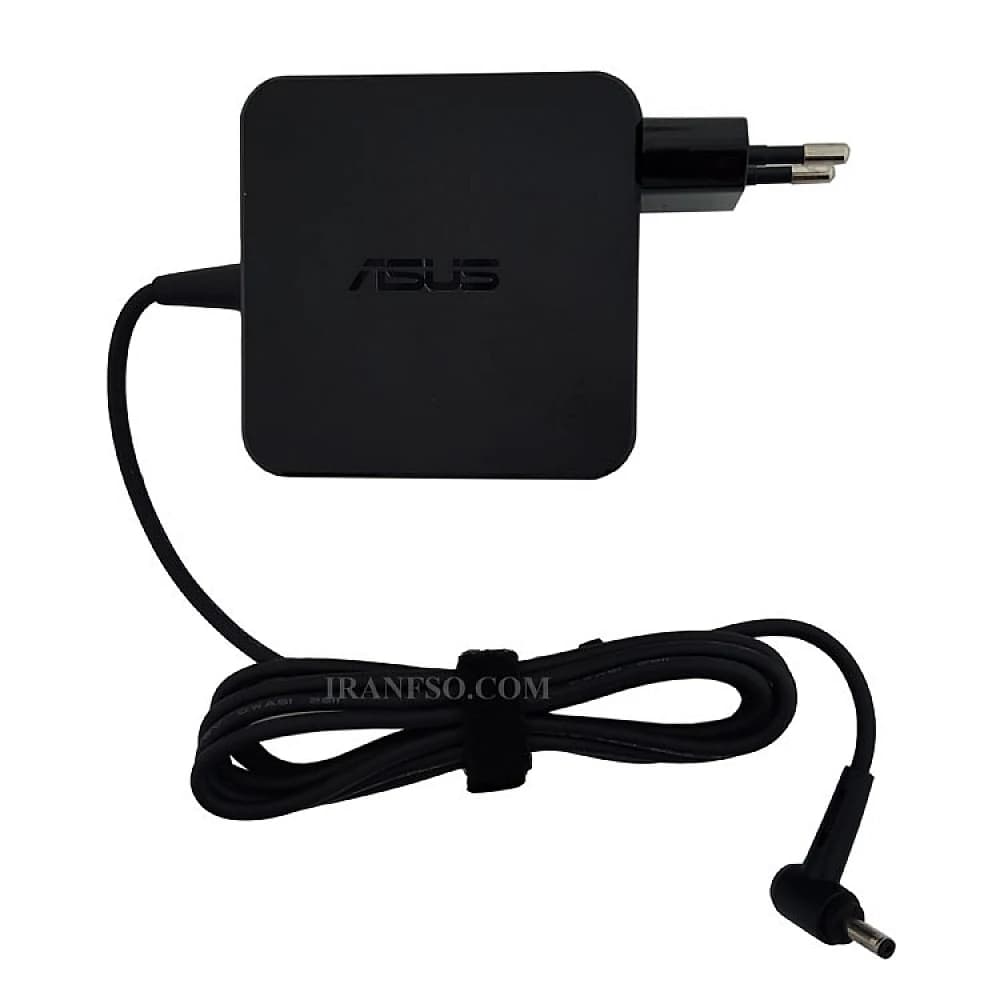 آداپتور لپ تاپ ایسوس 19V 3.42A Gimo Plus مربعی زنبوکی سرفیش بزرگ 4*1.35mm