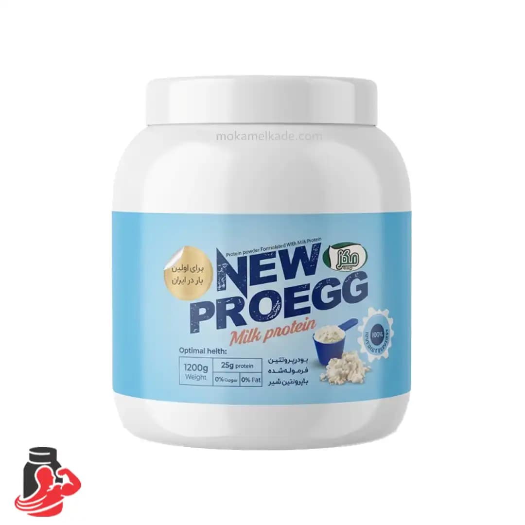 پودر ترکیبی سفیده تخم مرغ و پروتئین شیر ـــ 1200گرمی
