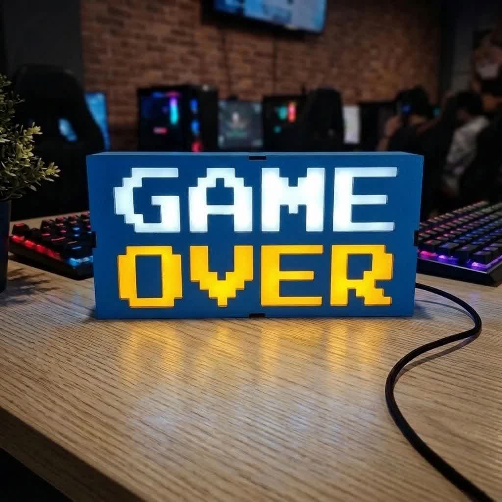 آیکن لایت گیم اور(GAME OVER) A2 آبی — تصویر ۳