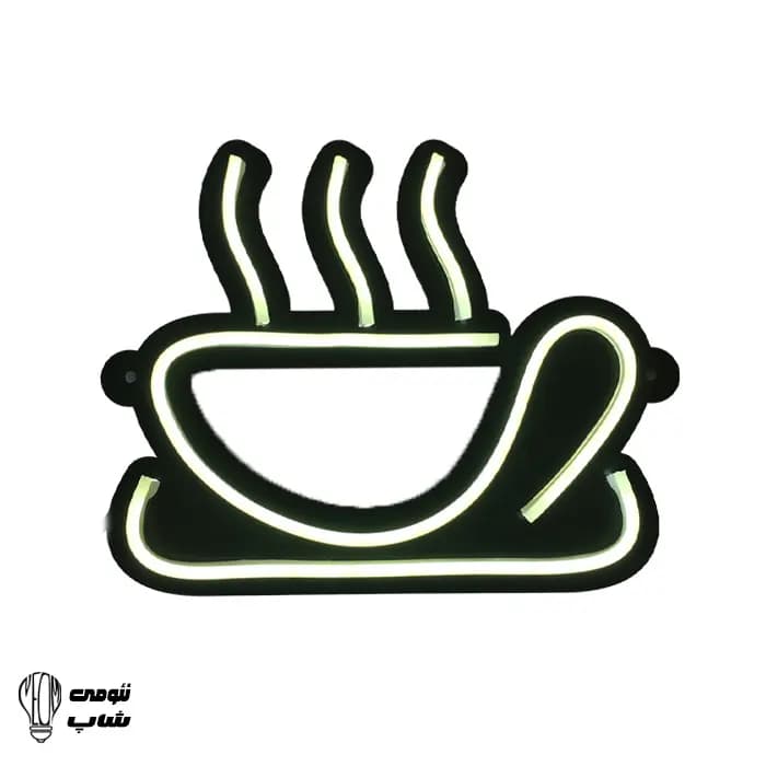 تابلو نئون فنجان — تصویر ۳