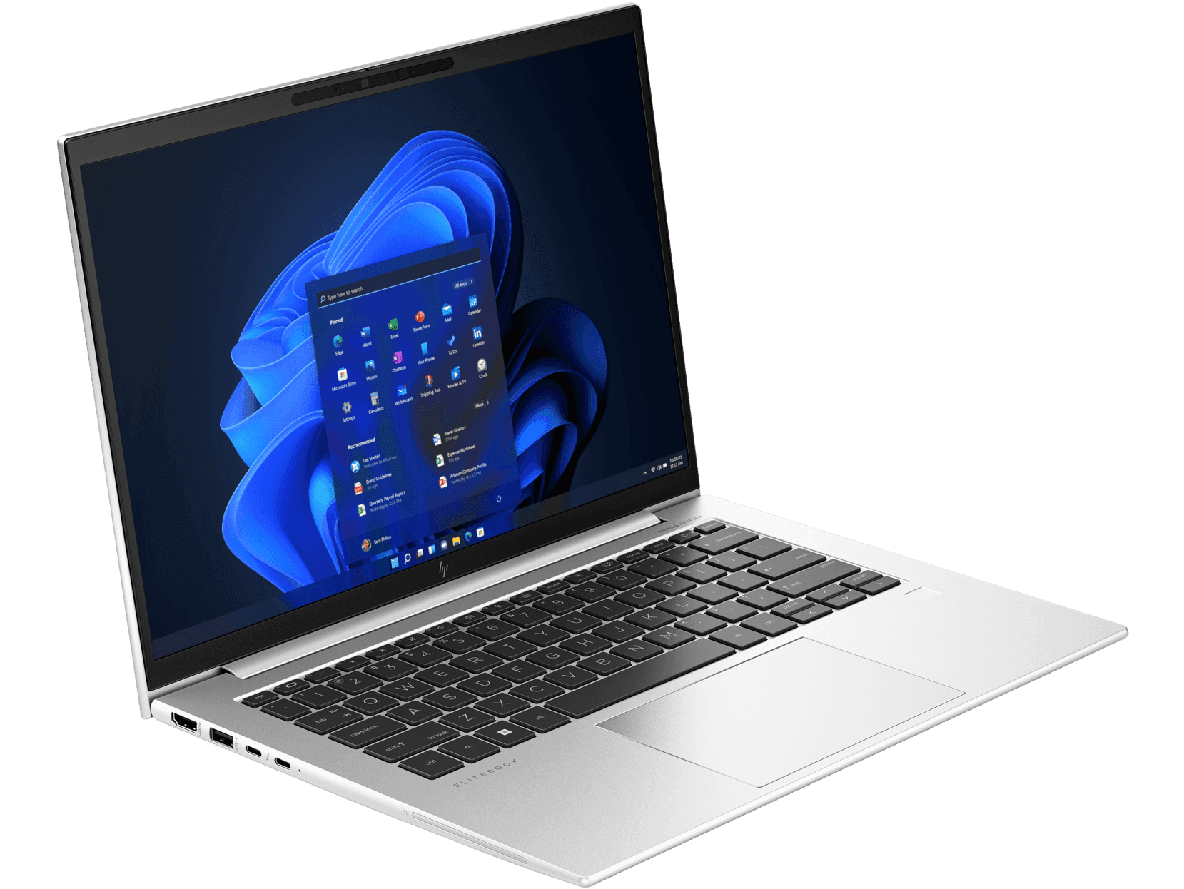 لپ تاپ HP Elitebook 830 G8 – Core i5 (1145 G7) -16 GB DDR4 – 256GB SSD – intel iris xe – 13 FHD — تصویر ۴