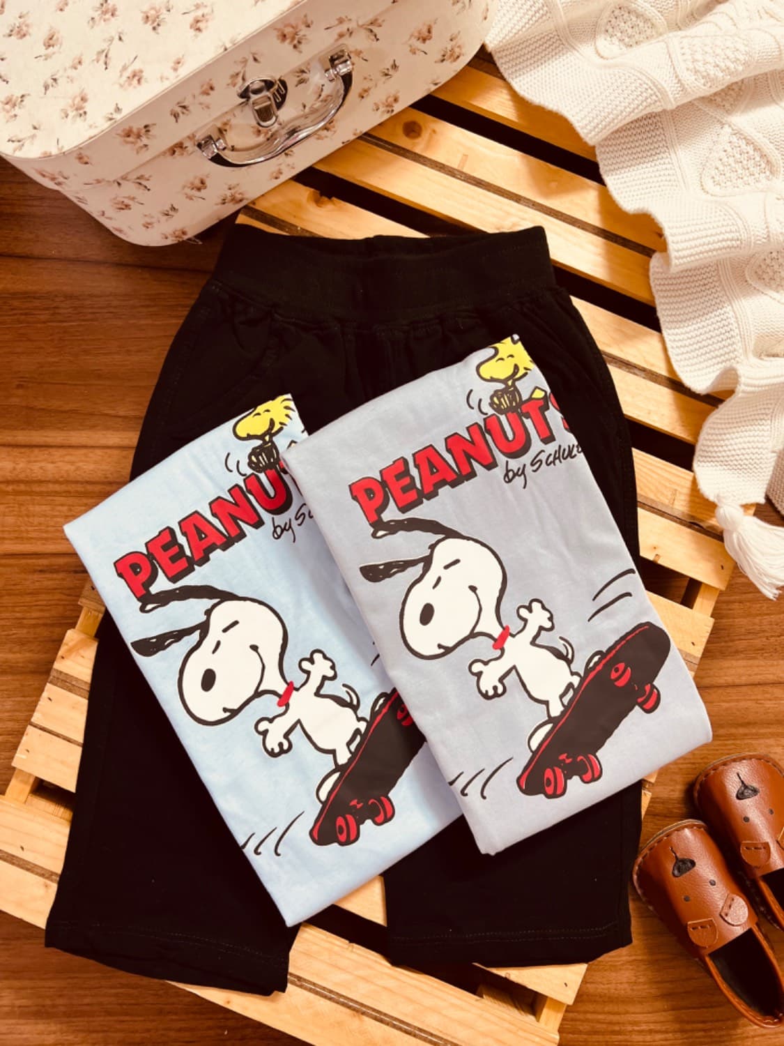تاپ و شلوارک پسرانه اسنوپی — تصویر ۲