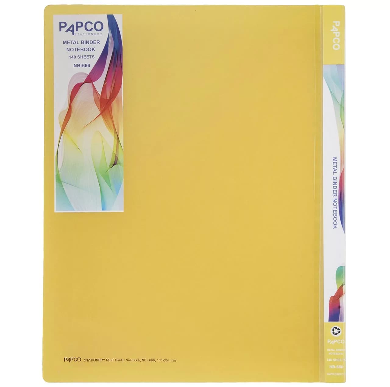 دفتر کلاسوری 140 برگ پاپکو کد NB-666 — تصویر ۷