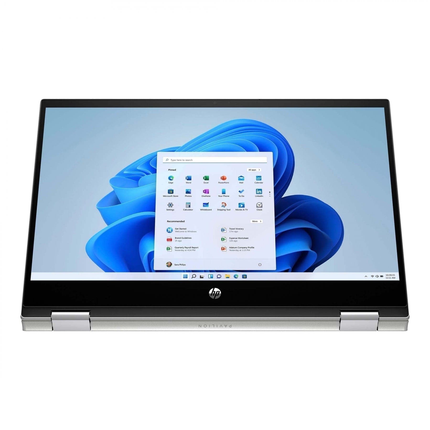 لپ تاپ HP Pavilion 14- Core i5 (1235 u) – 16 GB DDR4 – 512GB SSD – Intel iris xe – 14 FHD Touch X360 — تصویر ۳