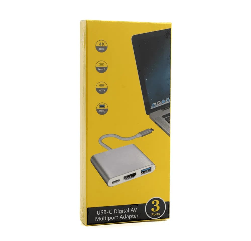 تبدیل تایپ سی به HDMI ، USB 3.0 و تایپ سی مدل YLW — تصویر ۲