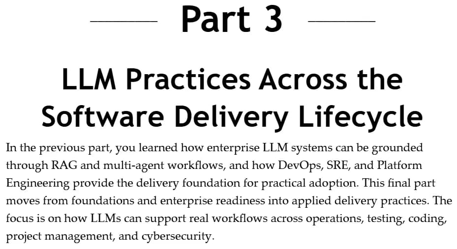 کتاب LLMs for Modern Software Delivery and DevOps — تصویر ۴