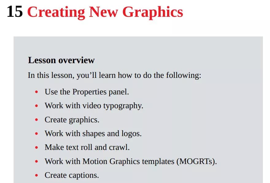 کتاب Adobe Premiere Classroom in a Book 2026 Release — تصویر ۴