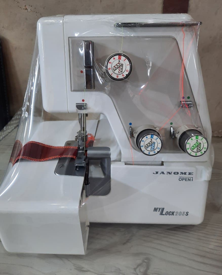 چرخ سردوز ژانومه۳نخ استوک ژاپن my lock203s