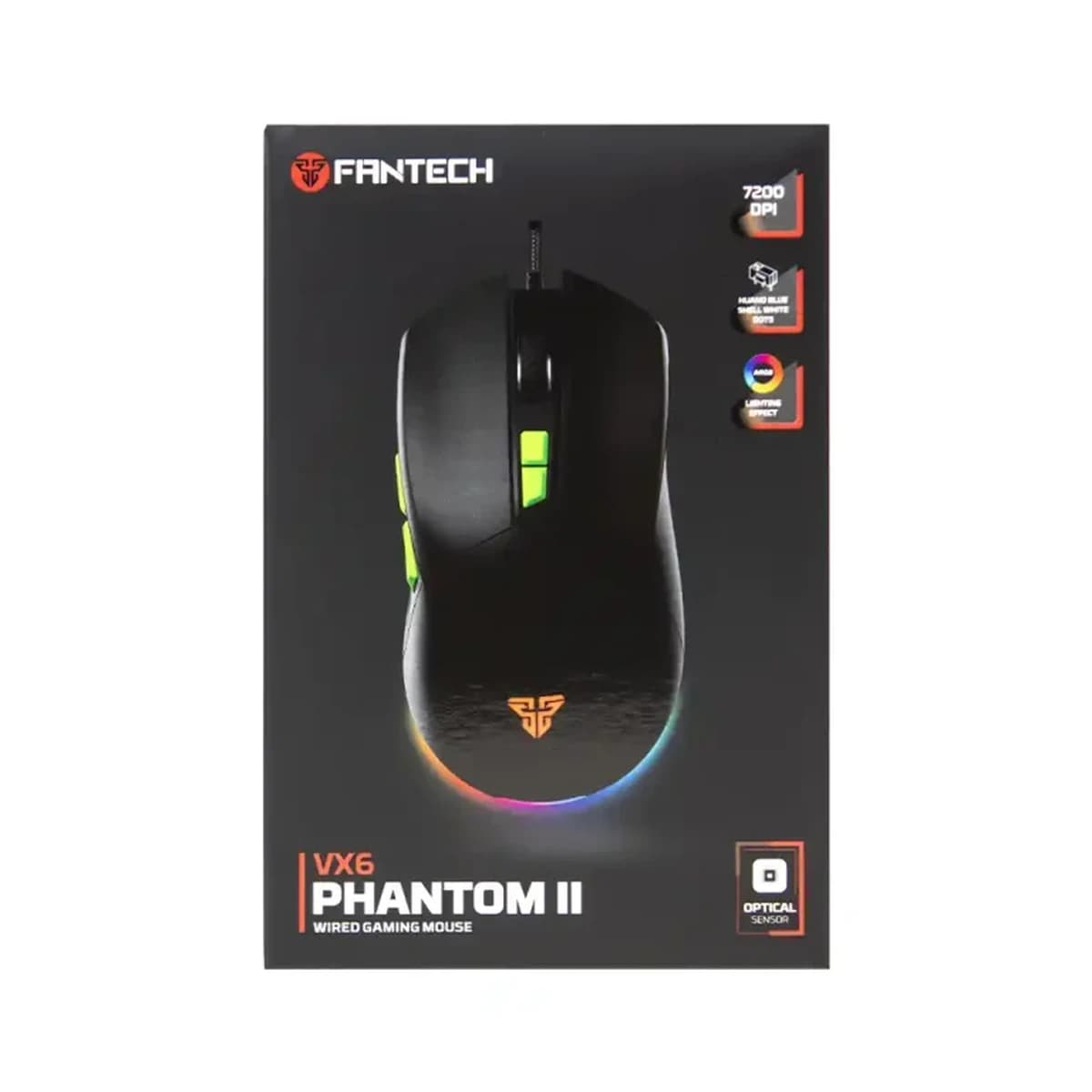 ماوس گیمینگ فنتک باسیم مدلFANTECH PHANTOM II VX6 — تصویر ۸