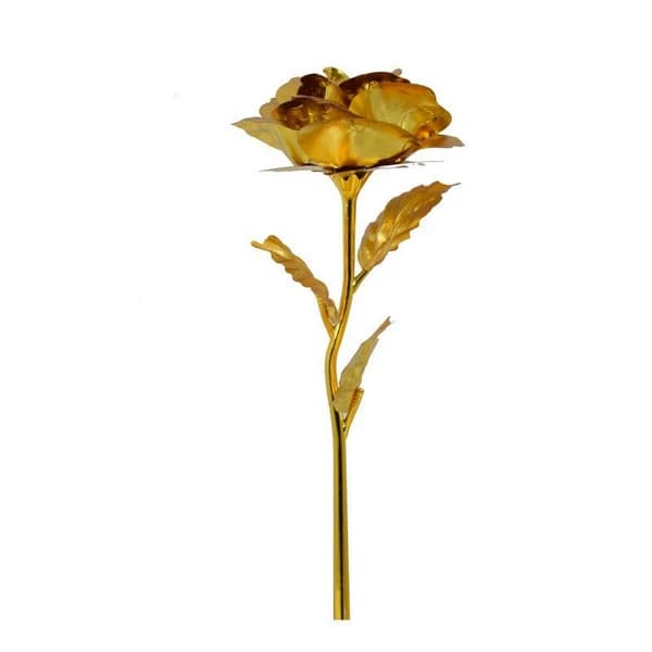 گل رز طلایی بدون جعبه