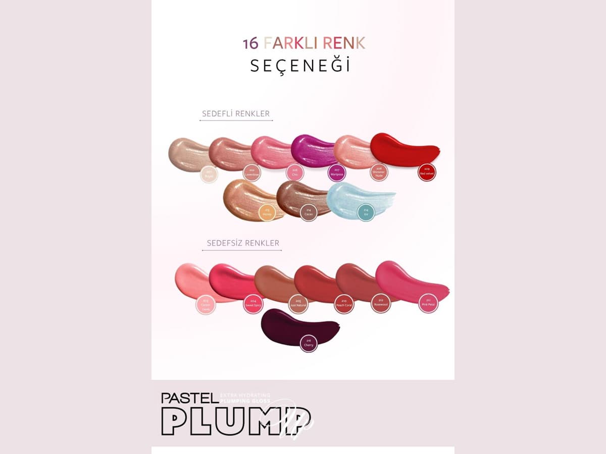 لیپ گلاس حجمدهنده پاستل مدل Plump Up کد 202 — تصویر ۴
