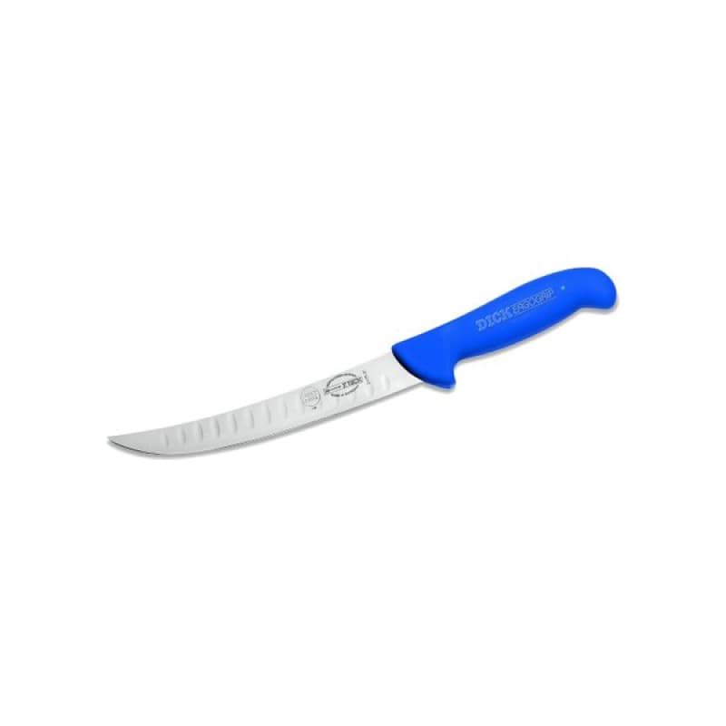 چاقوی شیاردار اف دیک مدل F. Dick 8-2425-26K | چاقوی تریمینگ نصرت با تیغه شیاردار | فولاد آلمانی با طراحی منحنی | ابزار حرفهای برای برشهای تزئینی گوشت