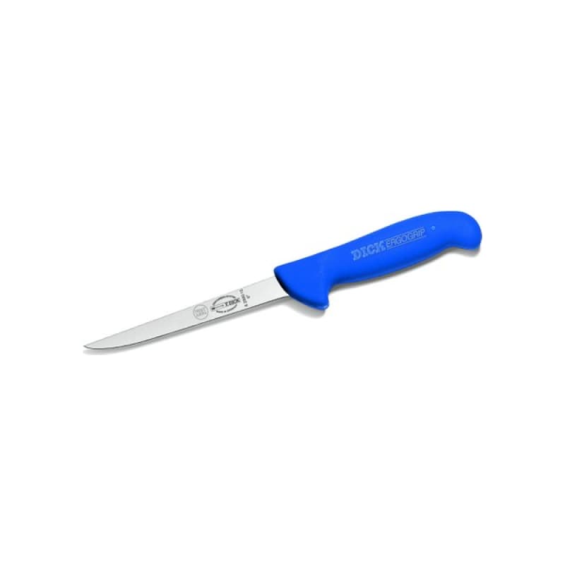 چاقوی قصابی اف دیک مدل F. Dick 2990 Ergogrip | چاقوی سخت‌گیری و استخوان‌گیری گوشت ۱۳ سانتی‌متر | دسته ارگونومیک ضدلغزش و تیغه فولاد آلمانی | ابزار حرفه‌ای قصابی — تصویر ۲