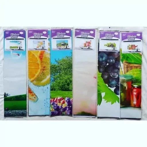 استیکر شیشه‌ای چسبی اجاق گاز