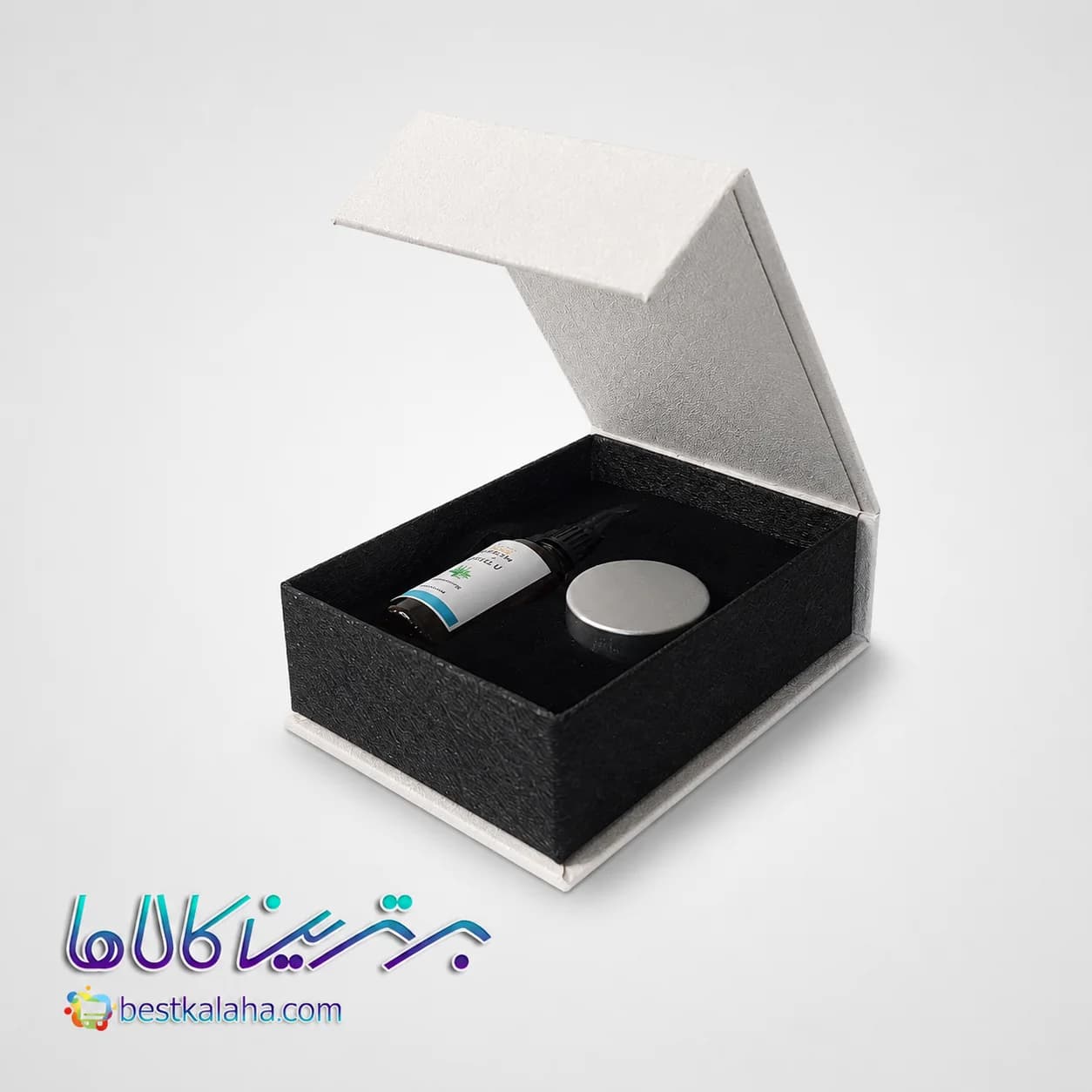 هارد باکس آرایشی مگنتی طلایی ۱۰×۱۴×۴ کد ۳۰۲۲