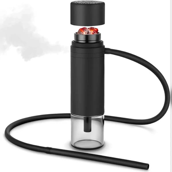 قلیان مسافرتی و ماشینی تمام فلز مدل Hookah