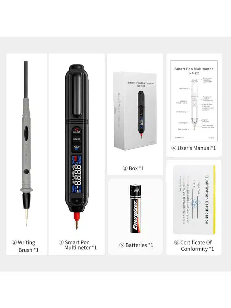 مولتی‌متر قلمی هوشمند NOYAFA NF-620 — تصویر ۵