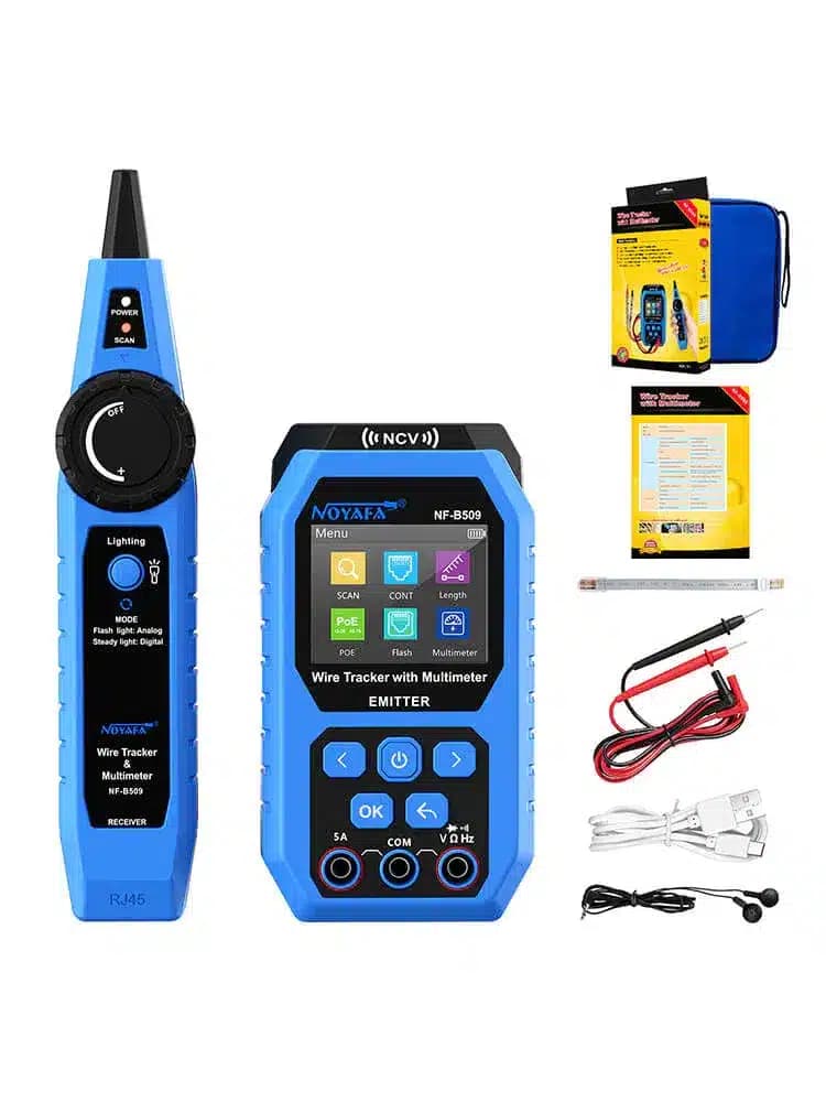 زوجیابسیم و مولتیمتر دیجیتال NOYAFA NF-B509 — تصویر ۳