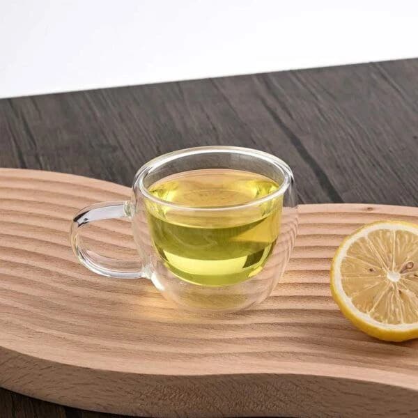 شات دوجداره دسته دار پیرکس