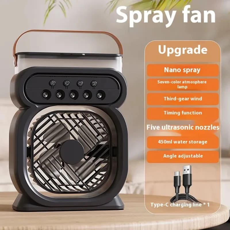 پنکه مه پاش رومیزی مدل FAN HUMIDIFIER — تصویر ۲