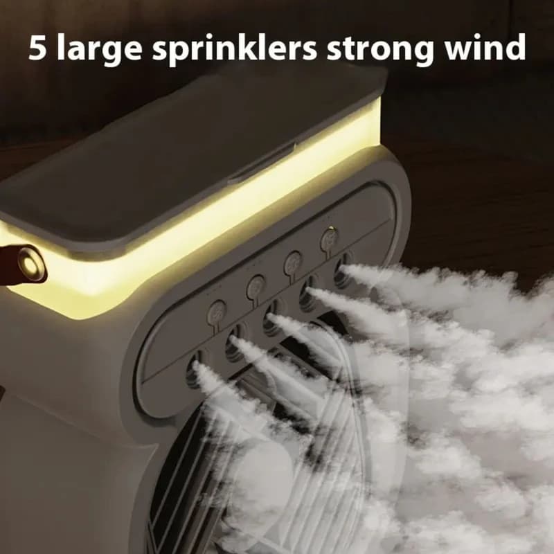 پنکه مه پاش رومیزی مدل FAN HUMIDIFIER — تصویر ۳